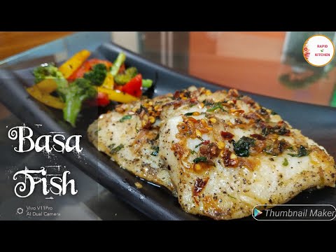 Basa Fish Recipe || Basa Fish With Lemon Butter Sauce || Quick & Easy Fish Recipe
