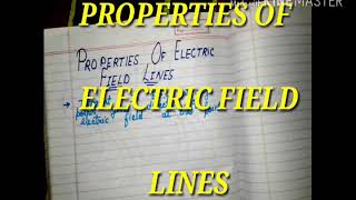 preview picture of video 'Properties of electric field line video in hindi by sai education hub'