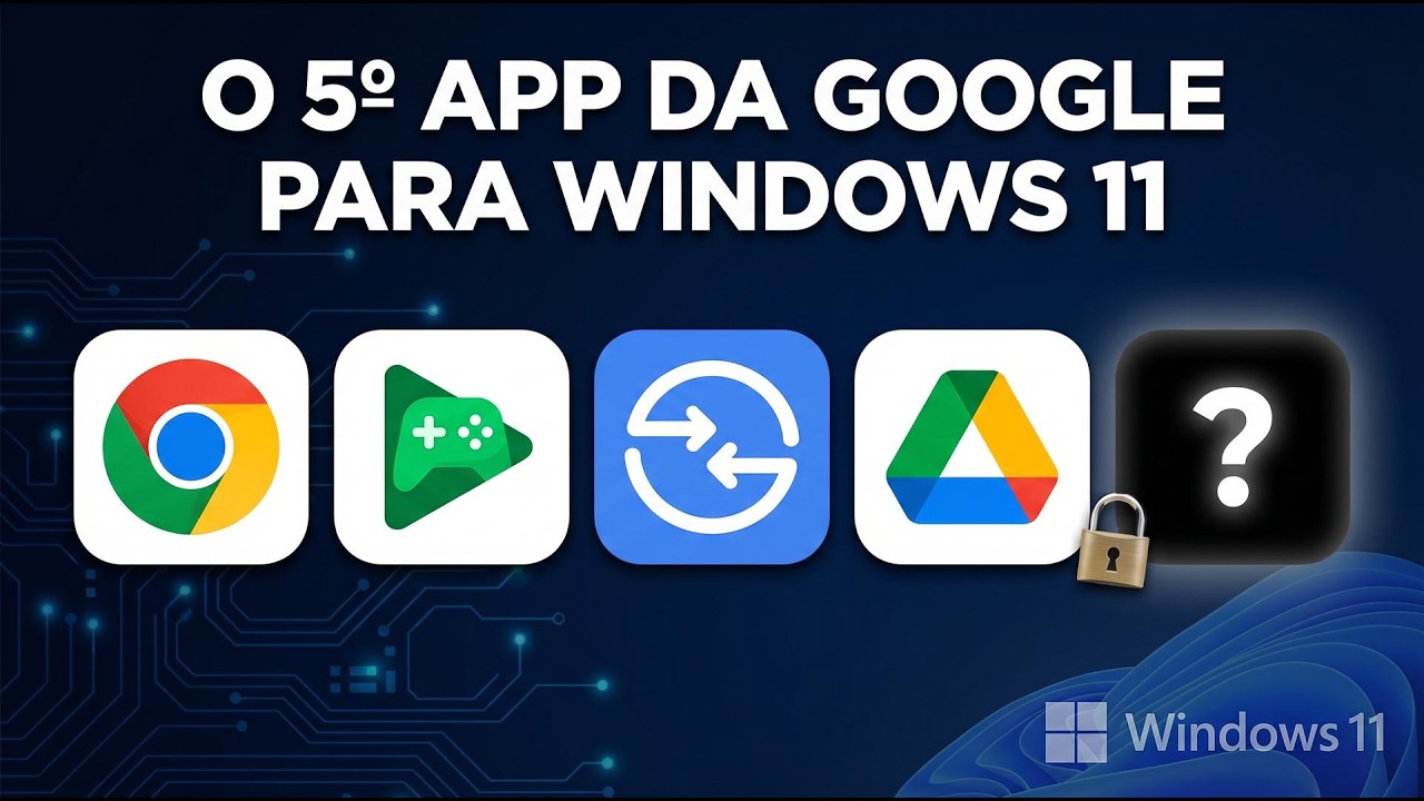 Então...o Google lançou um novo app pra Windows 11! 😁