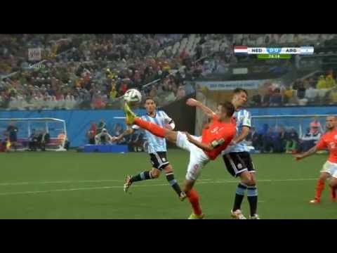 Jalkapallon MM 2014 Välierä Hollanti vs. Argentiina