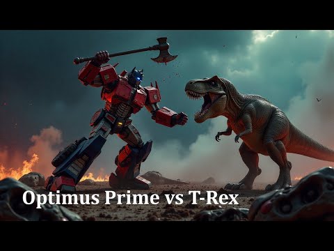Optimus Prime vs Colossal T-Rex: The Brutal Yellowstone Carnage | 4K Fan Film