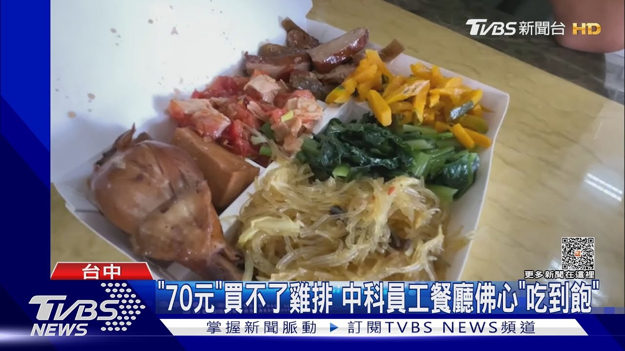 「70元」買不了雞排　中科員工餐廳佛心「吃到飽」