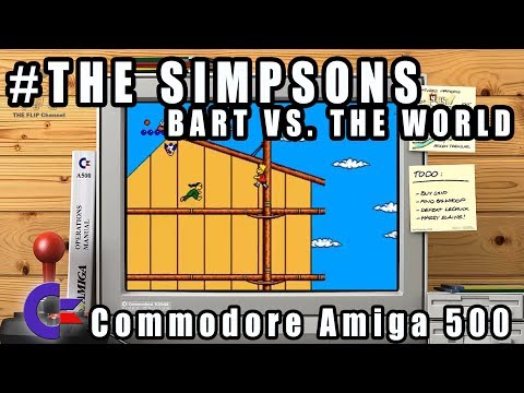 The Simpsons: Bart Vs The World - Commodore Amiga 500 Gameplay Demo