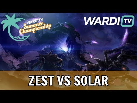 Zest vs Solar (PvZ) - WardiTV Summer Championship 2019