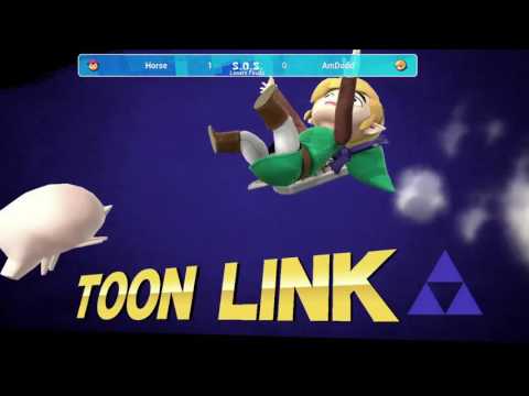 SOS12 Losers Finals - Horse (Ness/Zero Suit Samus) vs AmDodd (Toon Link)