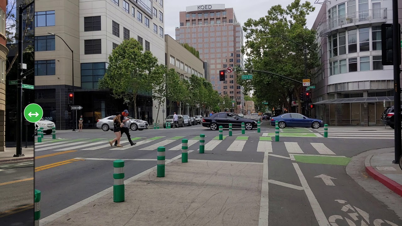Protected intersection San Jose, CA.