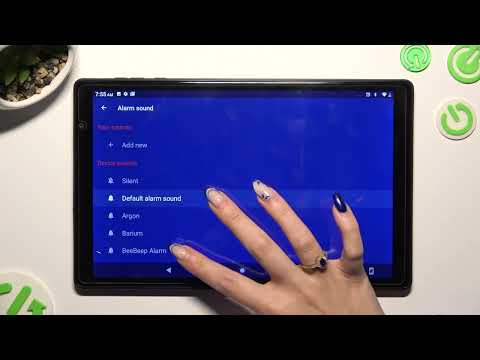 How to Set an Alarm Clock on TOSCIDO P101