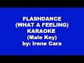 Irene Cara Flashdance What A Feeling Karaoke Male Key