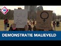 Demonstratie tegen vrouwengeweld op Malieveld - OMROEP WEST