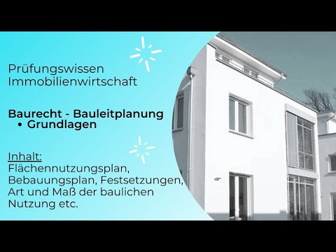 Prüfungswissen Immobilienwirtschaft - Grundlagen Bauleitplanung