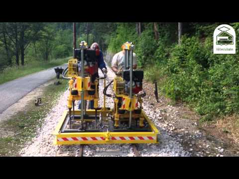 Höllentalbahn Gleisstopfmaschine 2015-06-06