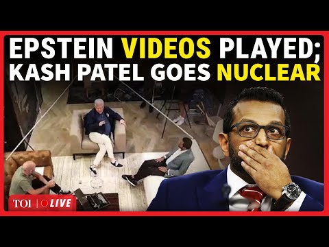 Kash Patel's Epstein Video Played In Congressional Hearing; Watch His Outburst | Trump News Today