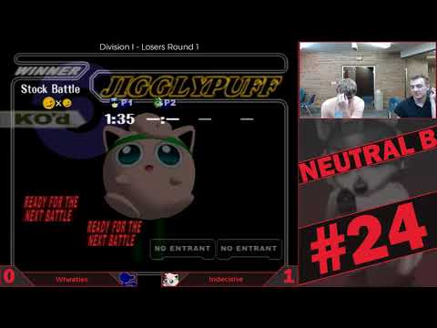 Neutral B #24 Melee - Wheaties (C. Falcon, Mr. G&W) vs. Indecisive (Puff, Doc) - D1 LR1