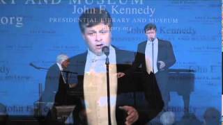Anthony Kearns sings &quot;South of the Border&quot; at the John F. Kennedy Presidential Library 3/27/12