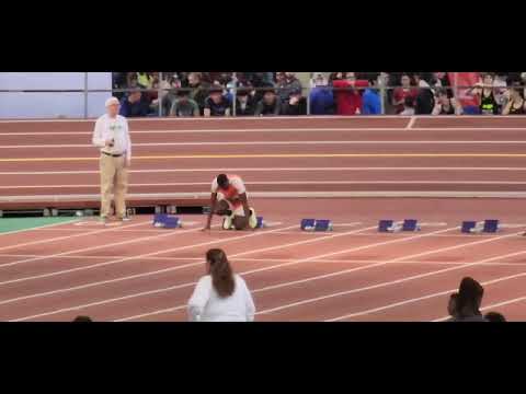 Nike indoor National.(Championship) Category Boys 60m final,(1) martin Carmelo 6.65 march 12 2023.