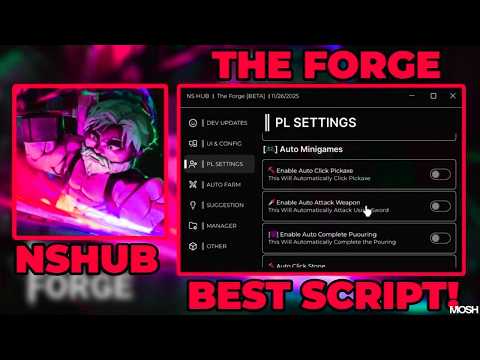 THE FORGE SCRIPT | AUTO FARM ORES, AUTO ZOMBIES, AUTO MINIGAMES | *FREE* ( FEBRUARY UPDATE )