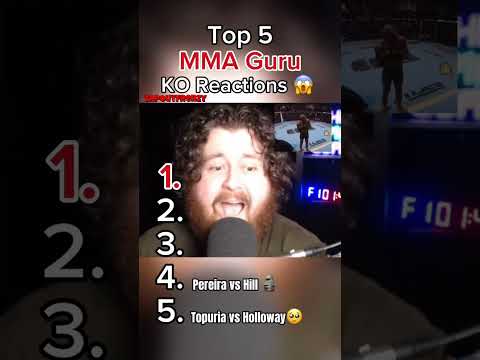 Top 5 HILARIOUS MMA Guru Moments! 😂🔥 Best Reactions You NEED to See