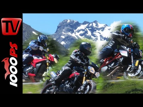 2015 Naked Bike Group Test Alps | BMW S1000R, Triumph Speed Triple, KTM SuperDuke
