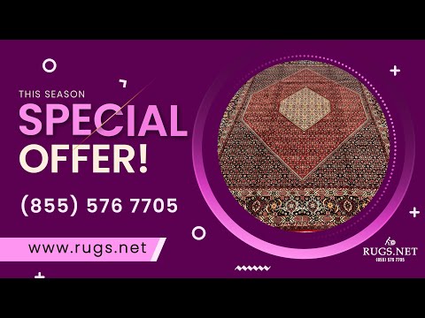 9'10 x 13'1 Bijar Persian Iron Rug