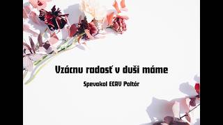 Pieseň Vzácnu radosť v duši máme