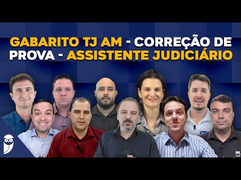 Gabarito TJ AM: Assistente Judiciário