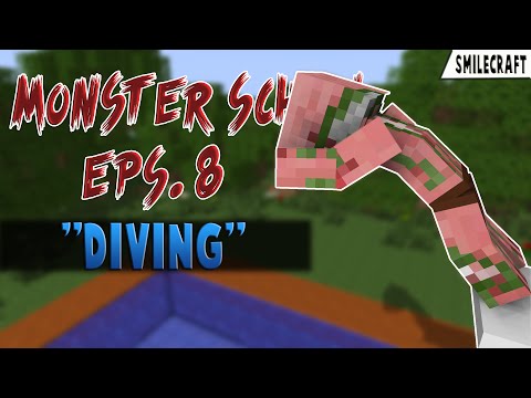 Monster School: Diving - Minecraft Animation