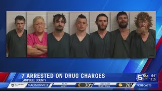 Campbell County Sheriff: 7 arrested on drug charges