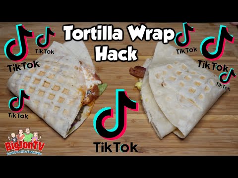 TikTok Tortilla Wrap Hack