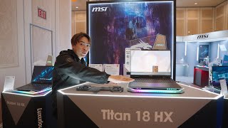 MSI Booth tour at CES 2024 - MSI Laptops