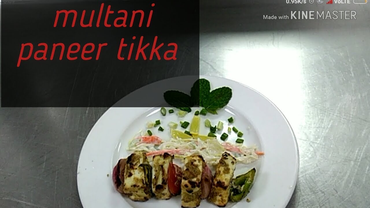 multani paneer tikka recipe | Easy way to make paneer tikka | kebab & grills