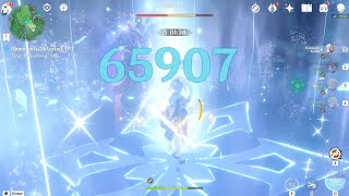 Ayaka Shenhe Mona Kazuha Freeze Team Rotation