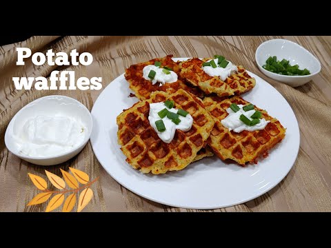 POTATO WAFFLES | CRISPY, CHEESY, QUICK AND EASY