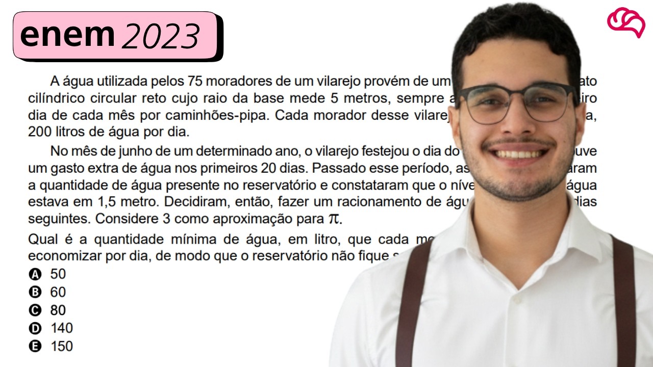 Resolução em Vídeo — Questão 142 ENEM 2023