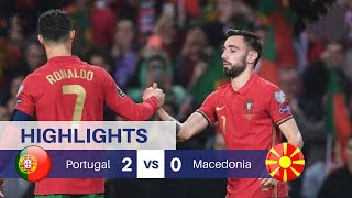 Portugal vs Macedonia Highlights 2-0 | 29/03/2022 | Portugal qualifies | World cup 2022 | FIFA 2022