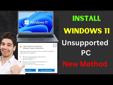 Install Windows 11 on Unsupported PCs (Bypass TPM, Secure Boot & CPU Checks) - Easy Method