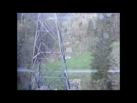 Ehemalige Standseilbahn 3822.01 Lauterbrunnen - Grütschalp Bergfahrt Luftseilbahn 2010