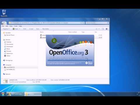 Convert Multiple OpenOffice ODS Files To XLS Files Software