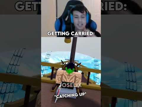 How it feels to get Carried Vs Carrying in raid (Blox Fruits)