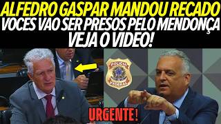 ALFREDO GASPAR DEU RECADO PARA QUADRILHA NA CPMI! ANDRÉ MENDONÇA VAI PRENDER VOCÊS!