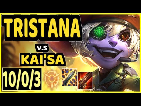 FORG1VEN (TRISTANA) vs KAI'SA - 10/0/3 KDA BOTTOM ADC CHALLENGER GAMEPLAY - EUW