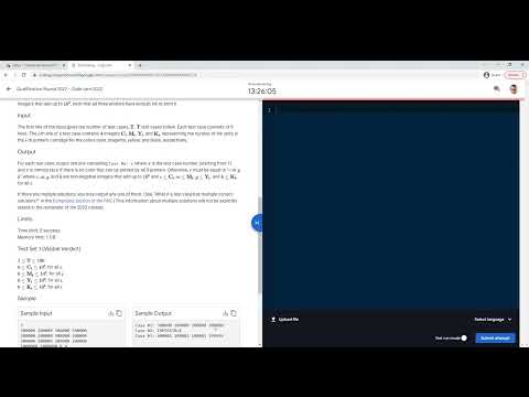 Google Codejam 2022 - "3D Printing"
