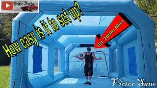 Inflatable Spray Booth REVIEW