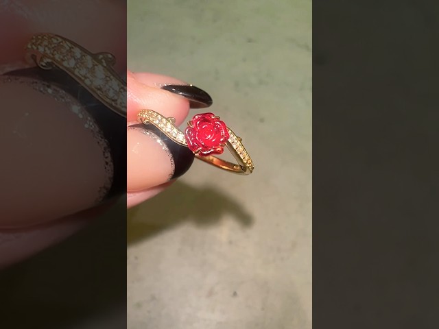 Vídeo relacionado con Disney BEAUTY & THE BEAST Collar de Rosa con Piedras YG