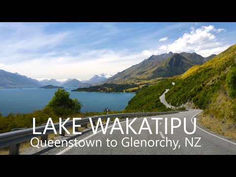 Queenstown to Glenorchy | New Zealand Scenic Drive 4K
