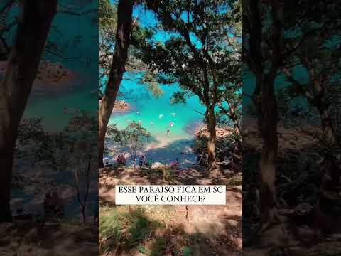 ESSE PARAÍSO FICA EM SC, VOCÊ CONHECE? 💙📍Praia do Biguá, Bombinhas #praia #santacatarinabrasil