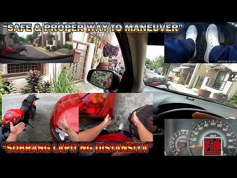 How to exit tight parallel parking spaces - Paano lumabas sa masikip na paradahan