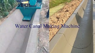 【U,V,Rectangular shape】Water Canal Machine | Drainage Canal Lining Paving Machine