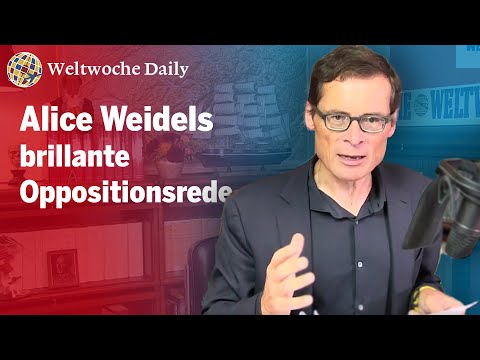 Alice Weidel's brilliant opposition speech - Weltwoche Daily DE, 09.09.2022 (Reupload)