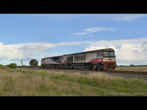 SCT Transfer Of Empty Container Wagons - PoathTV Australian Trains & Railways