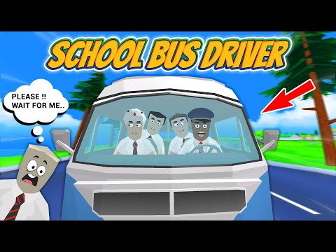 jack becomes a school bus driver 🚌🚌 in dude theft wars